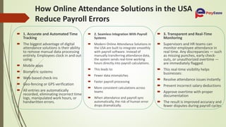 How Do Online Attendance Solutions in the USA Help Reduce Payroll ...