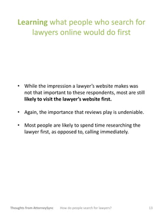 How do people find and hire lawyers?