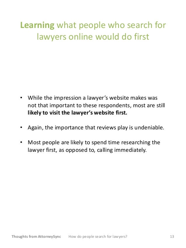 How do people find and hire lawyers? How do people find and hire lawyers?