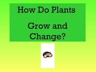 How do plants grow and change chap 2 | PPT