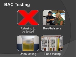 How do police find out if a driver is under the influence? | PPT