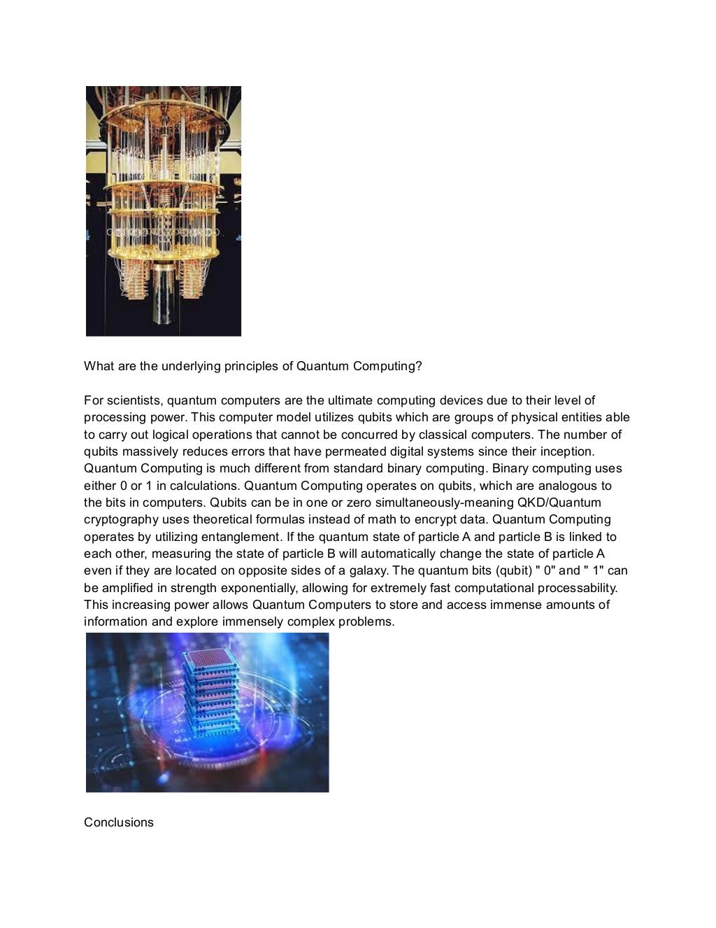 How do Quantum Computers Work