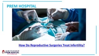 How Do Reproductive Surgeries Treat Infertility?
PREM HOSPITAL
 