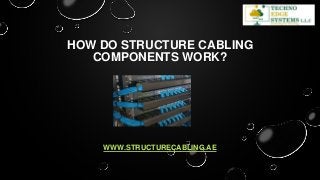 HOW DO STRUCTURE CABLING
COMPONENTS WORK?
WWW.STRUCTURECABLING.AE
 