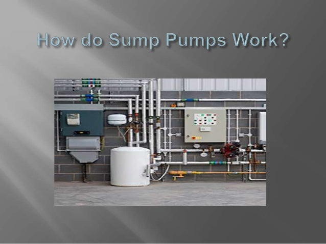 how does a sump pump work