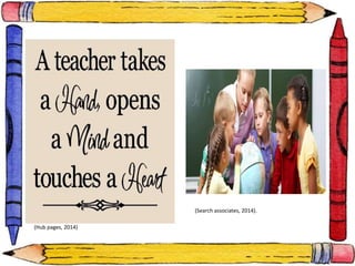 Student teacher relationships and learning outcomes | PPTX
