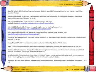 Student teacher relationships and learning outcomes | PPTX