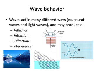 Wav Behavior Examples How do waves behave | PPTX