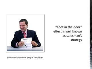 Salesman know how people convinced 