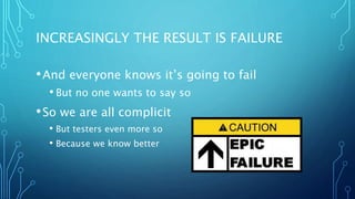 PRACTITIONER
Gerie Owen
gerie@gerieowen.com
Quality Assurance Consultant
Speaker and Writer on Testing topics
Experienced Tester, Test Lead, & Test Architect
Marathon Runner & Running Coach
 