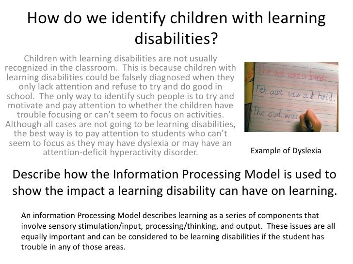 How Do We Identify Children With Learning Disabilities