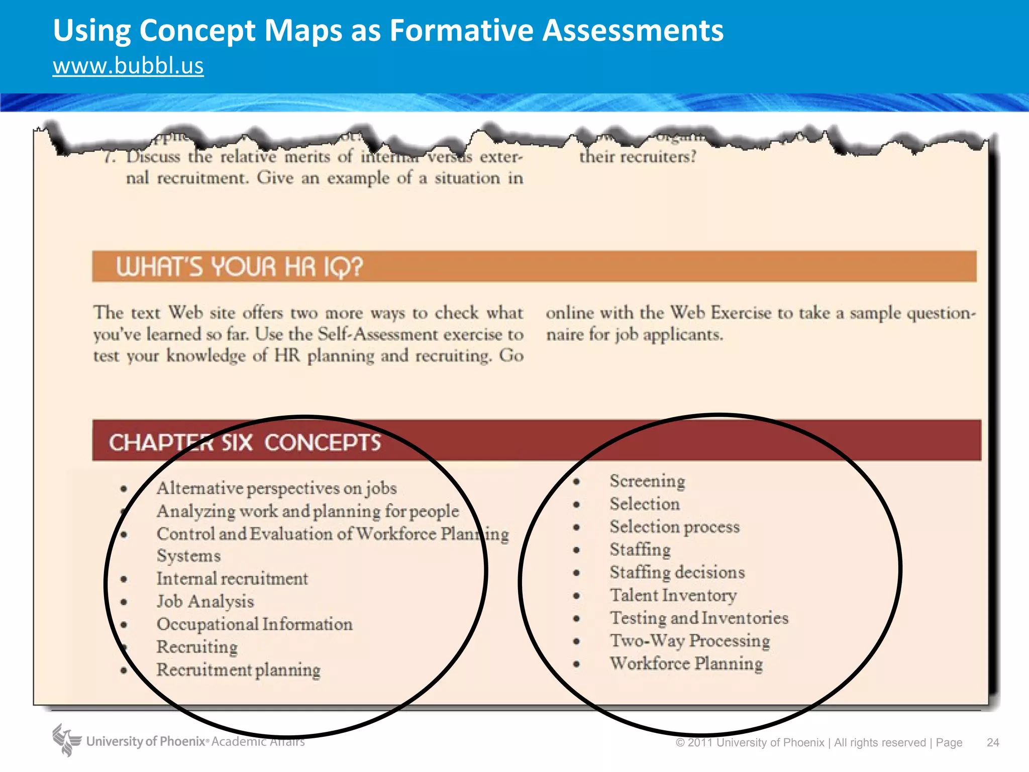 Using Concept Maps as Formative Assessments www.bubbl.us 