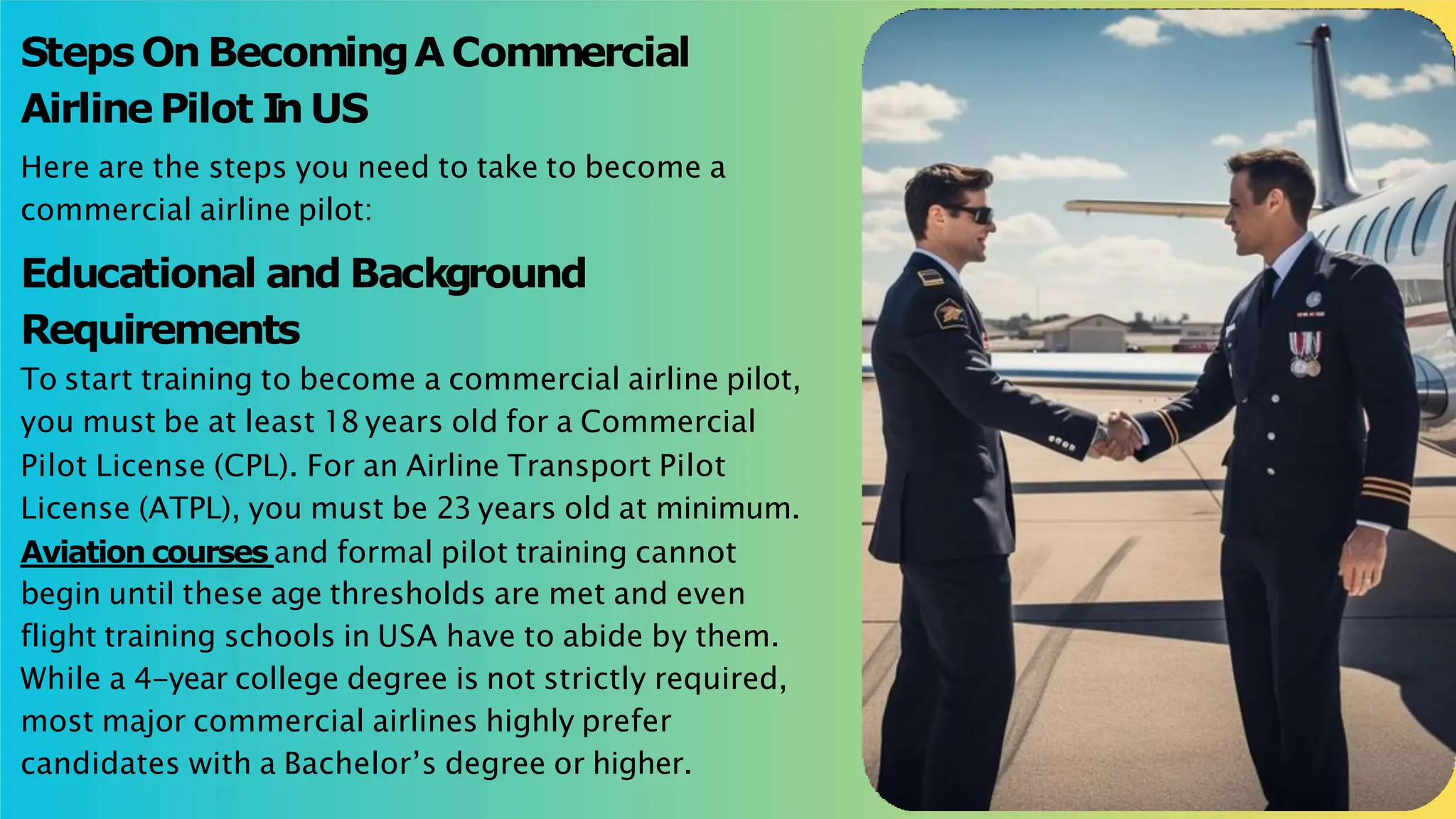 How Do You Become A Commercial Airline Pilot In US? | PPTX