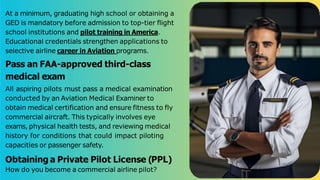 How Do You Become A Commercial Airline Pilot In US? | PPTX