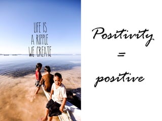 Positivity
=
positive