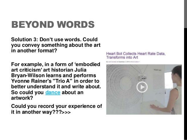 how do you describe an artwork painting description format
