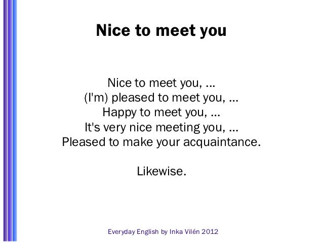 It