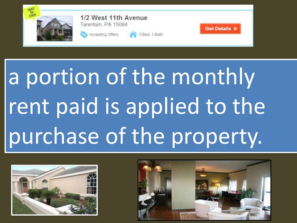 How do you find rent to own homes