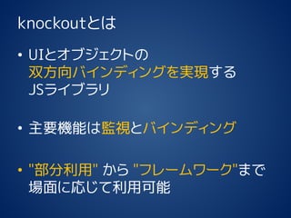 knockoutȤ 
?UIȥ֥Ȥ ˫Хǥ󥰤gF JS饤֥ 
?ҪCܤϱOҕȥХǥ 
?"""ե``"ޤ ˏꤸÿ  