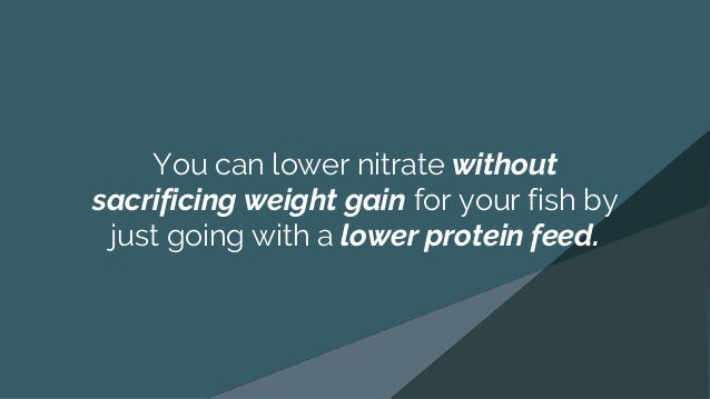how do you manipulate nitrate levels in aquaponics with