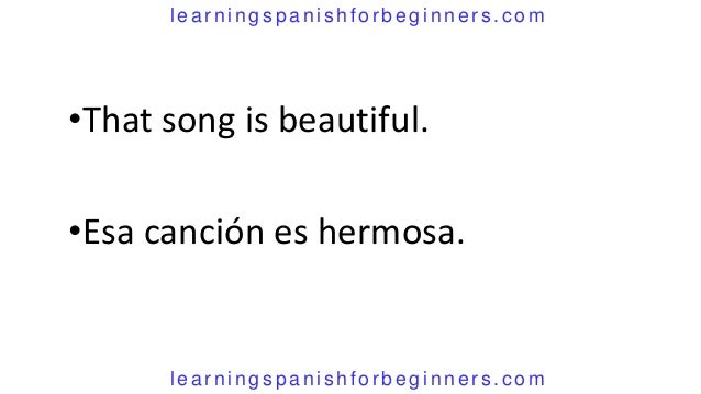 How Do You Say Beautiful In Spanish