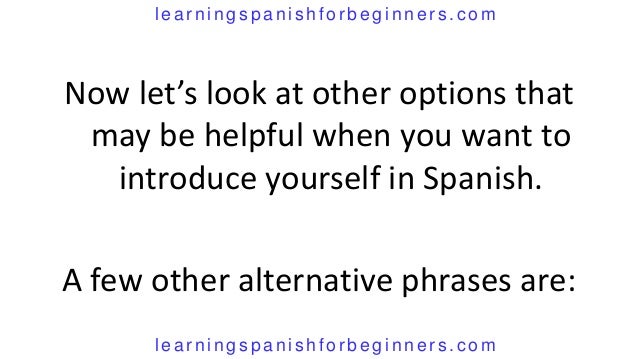 how do you say my name in spanish how do you say my name is in spanish