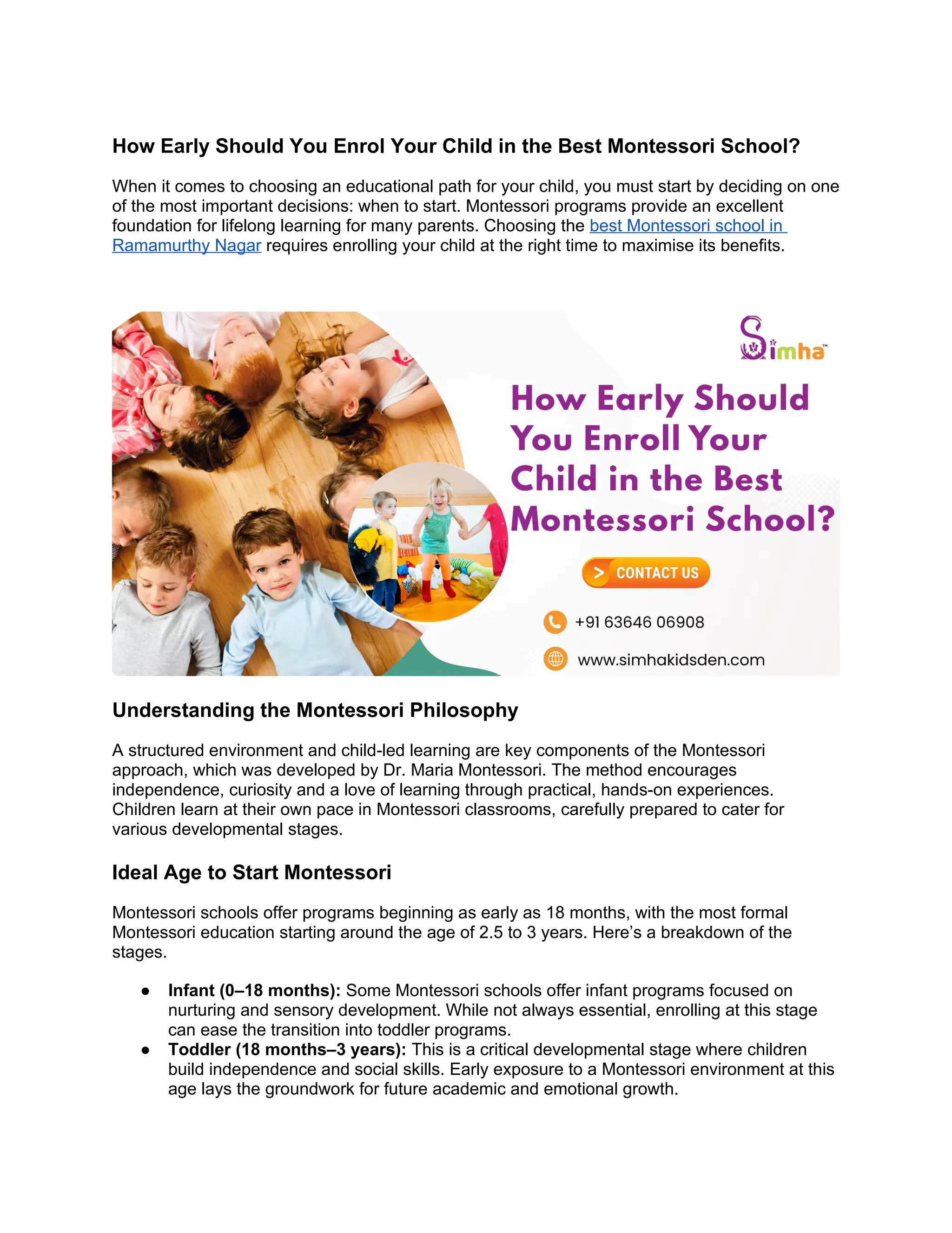 How Early Should You Enrol Your Child in the Best Montessori School.docx