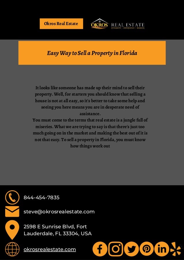 How easily sell a property with versailles realtor