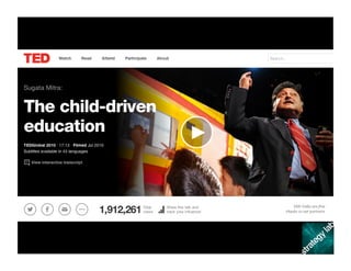 A	
  child	
  driven	
  educa9on	
  
 