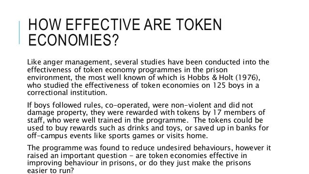 describe and evaluate token economy programme Anger management anger management pearson conducted a meta-analysis which found cbt reduced recidivism while token economy programmes did not work. describe and evaluate token economy programme Anger management anger management pearson conducted a meta-analysis which found cbt reduced recidivism while token economy programmes did not work.