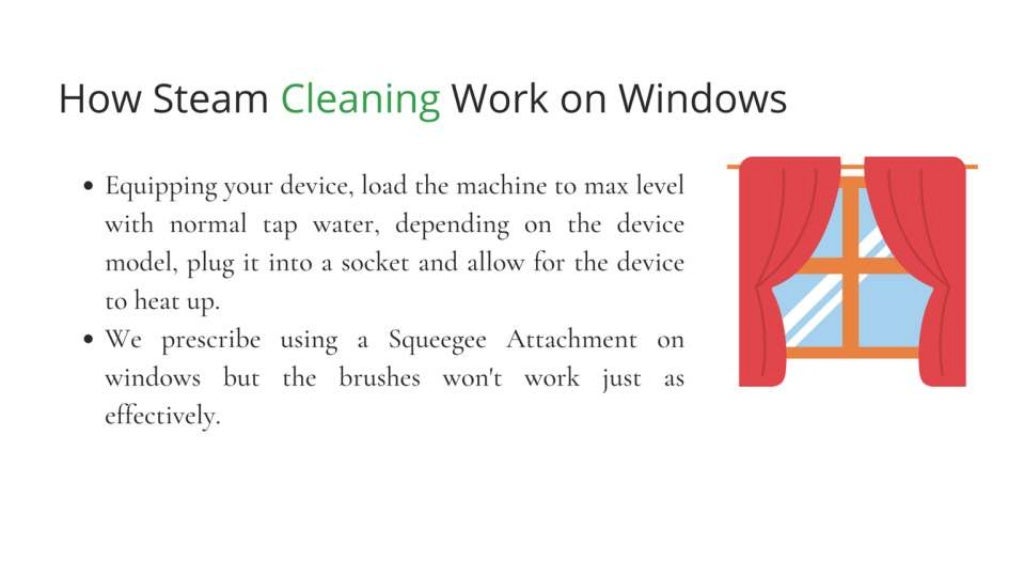 How effective is steam cleaning for windows.