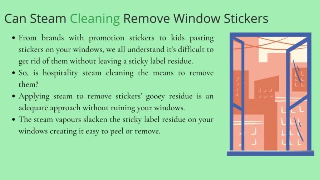 How effective is steam cleaning for windows.