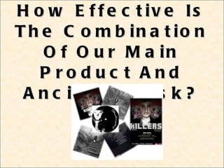 How Effective Is The Combination Of Our Main Product And Ancillary Task? 