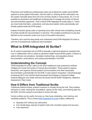 How EHR-Integrated AI Scribe is Changing Clinical Documentation.pdf