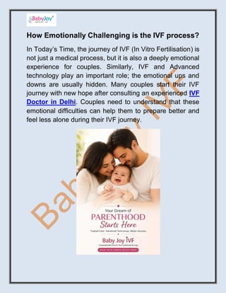 How Emotionally Challenging is the IVF process? | PDF