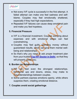 How Emotionally Challenging is the IVF process? | PDF