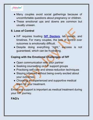 How Emotionally Challenging is the IVF process? | PDF