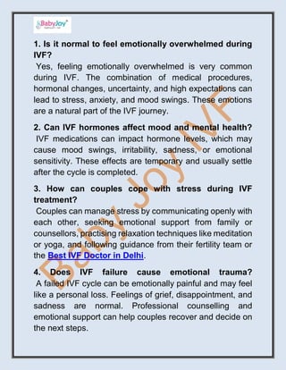 How Emotionally Challenging is the IVF process? | PDF