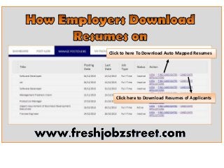 Click to here To Download Auto Mapped Resumes

Click here to Download Resumes of Applicants

 
