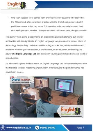 Student Lab Transforms How English Language Lab Transforms Beginners to Experts | PDF