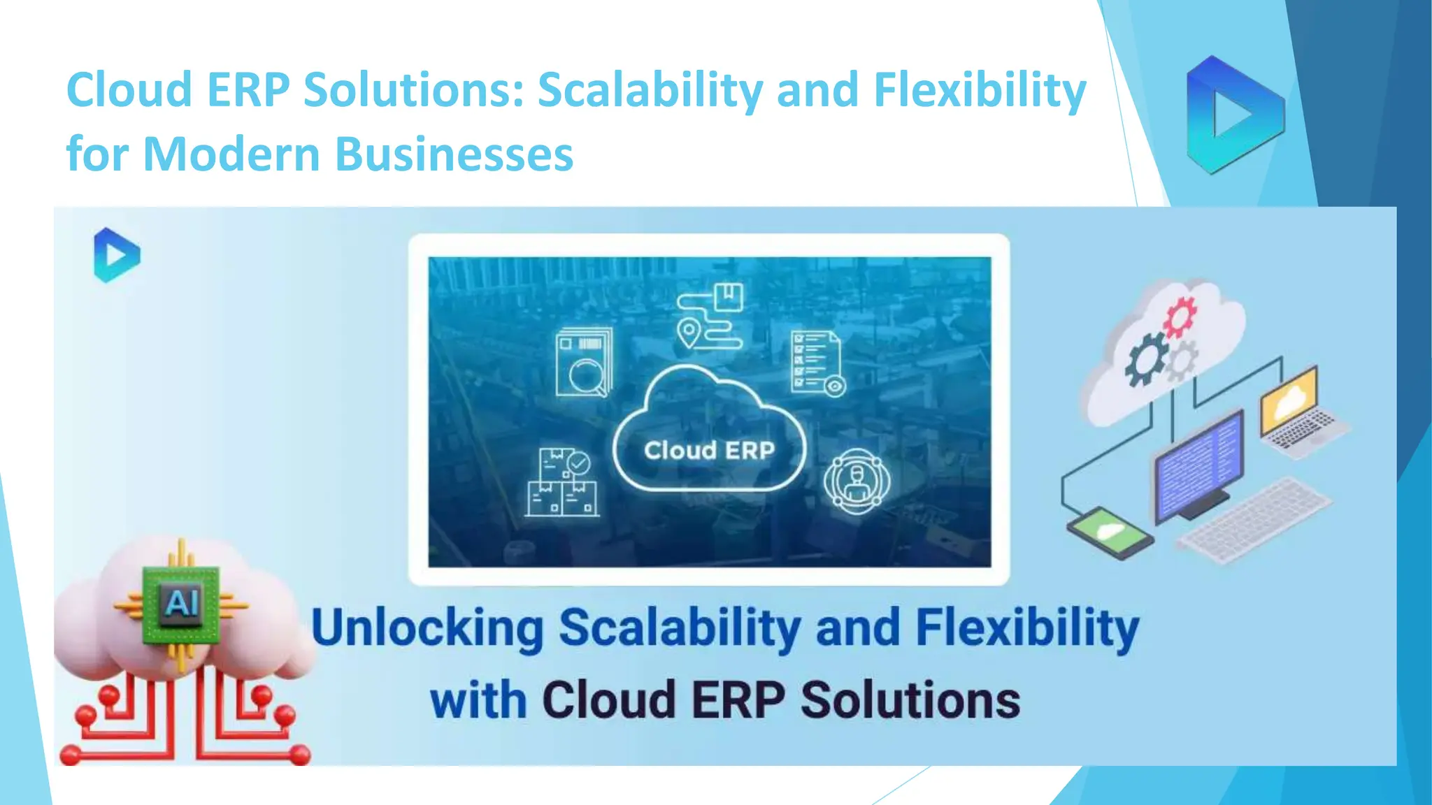 Cloud ERP Solutions: Scalability and Flexibility
for Modern Businesses
 