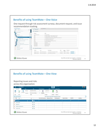 How ERM and audit work together, a combined assurance approach | PDF