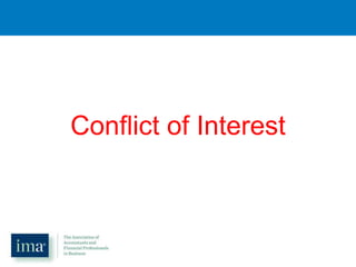 Conflict of Interest

 