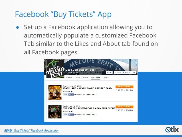How Etix Supports Sales On Social