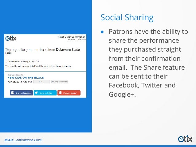 How Etix Supports Sales On Social
