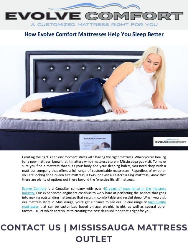 Looking for Mattress Store in Mississauga? Visit Evolve Comfort Today