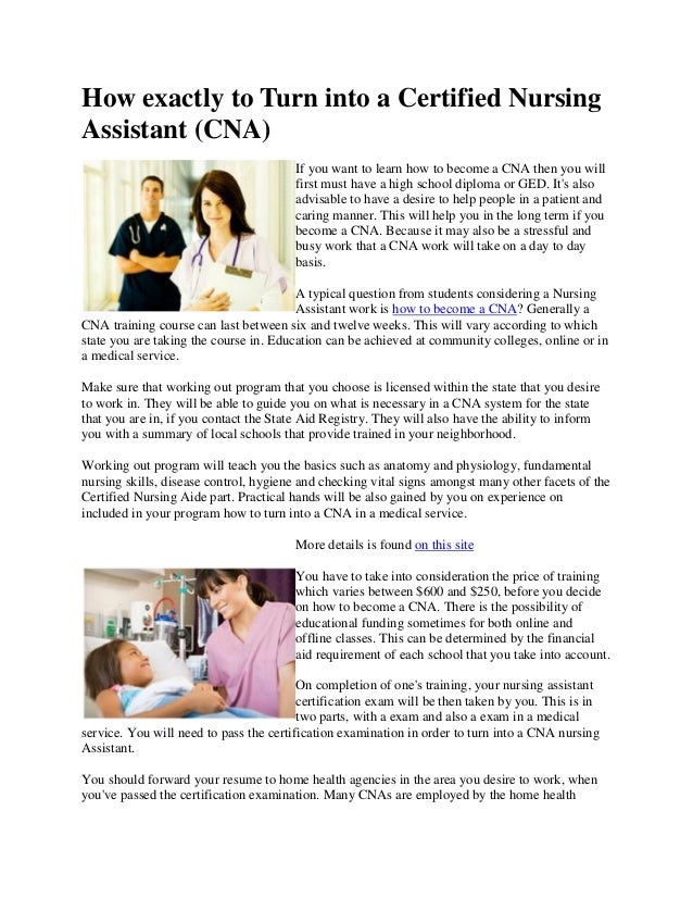 where can a cna work