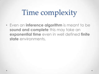 How expensive a logical agent is | PPT