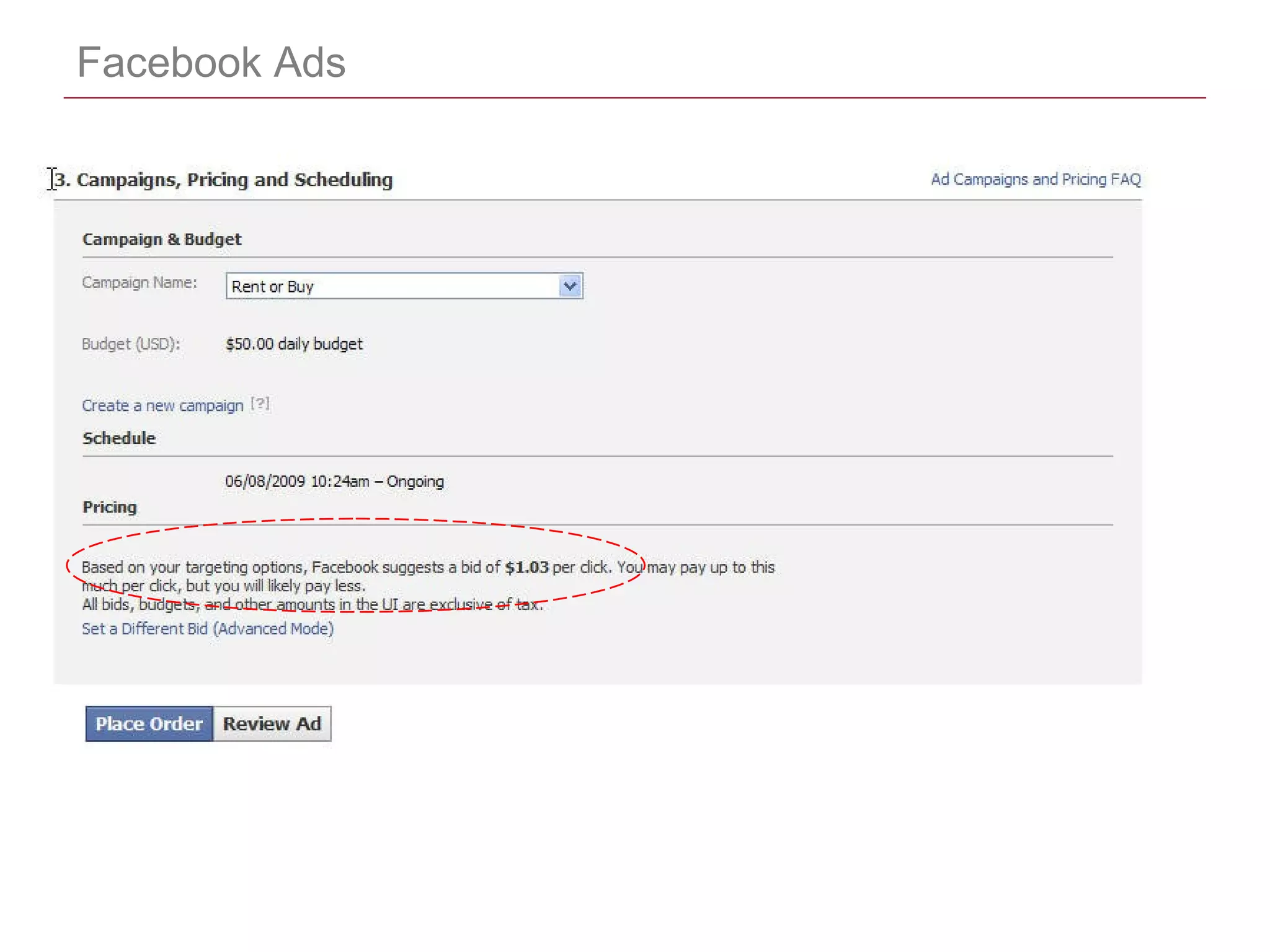 CONFIDENTIAL
Facebook Ads
 