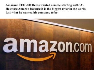 How famous brands got their names | PPTX